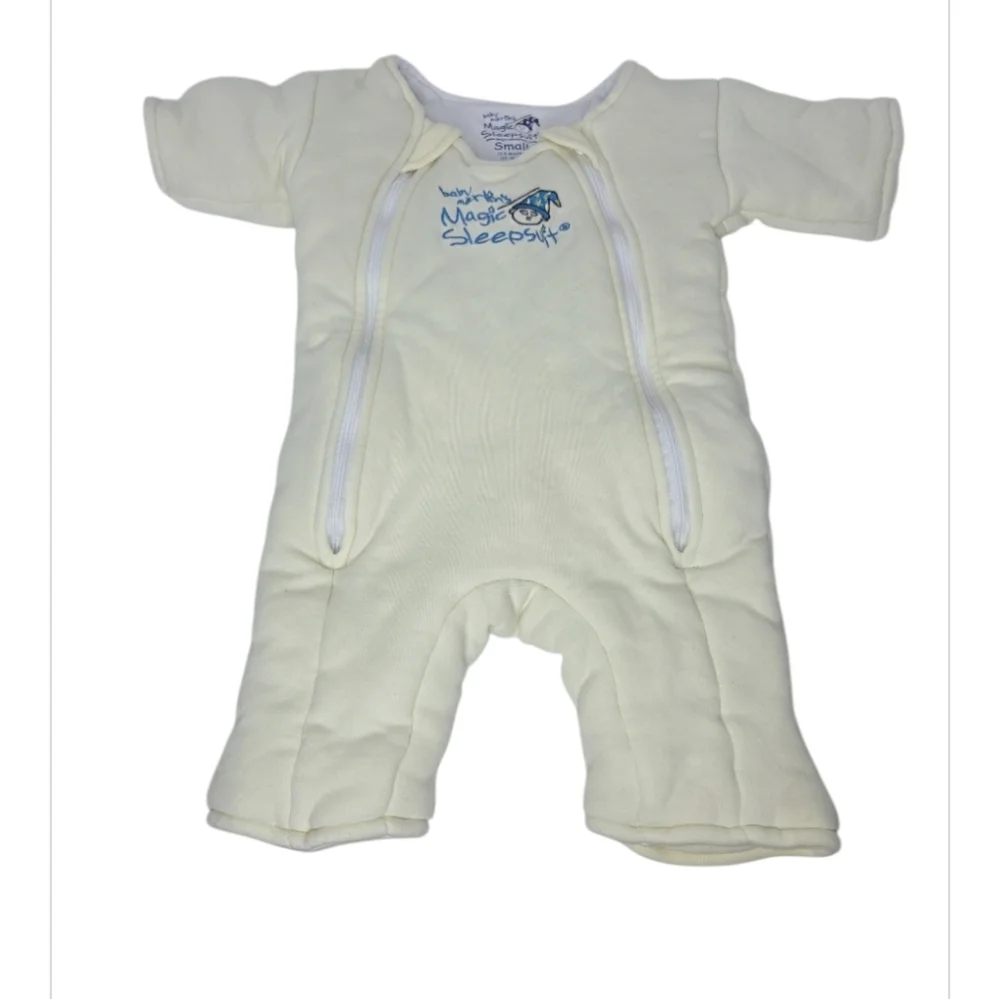 Baby Merlin's Magic Sleepsuit Size S 3-6 Months Yellow Gender Neutral